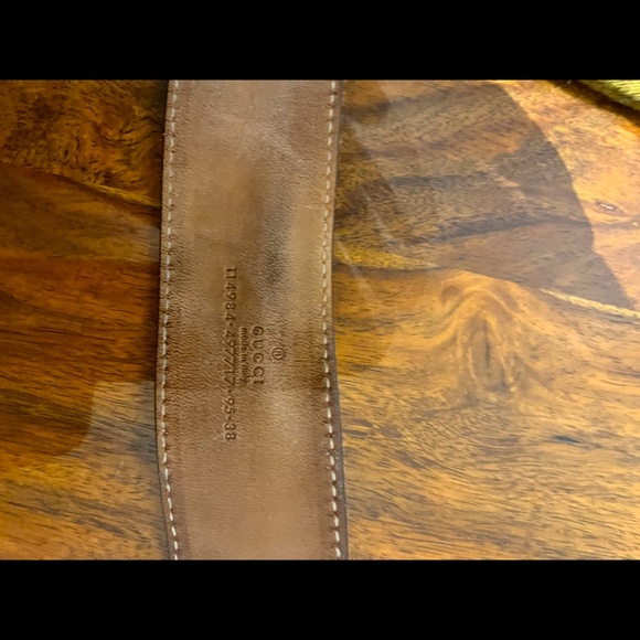 COPY - Authentic Gucci belt with GG buckle, size 95 - Picture 5 of 6